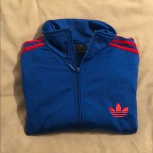 Men’s Adidas Blue/Red Track Jacket Size Large